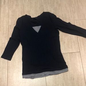 Lauren Ralph Lauren PS Cotton navy blue  V neck polo